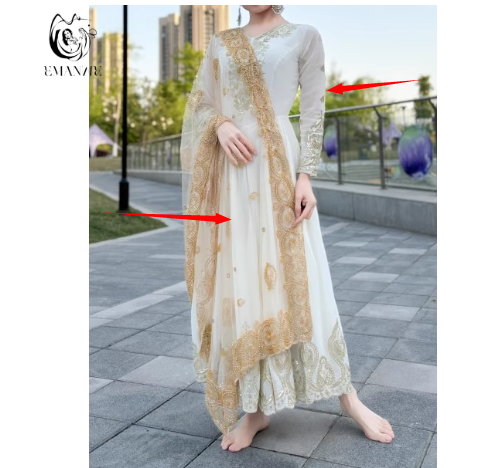 ชุดประจำชาติอินเดีย ชุดเต้นรำซ - Salwar Kameez Set บทวิจารณ์และราคา