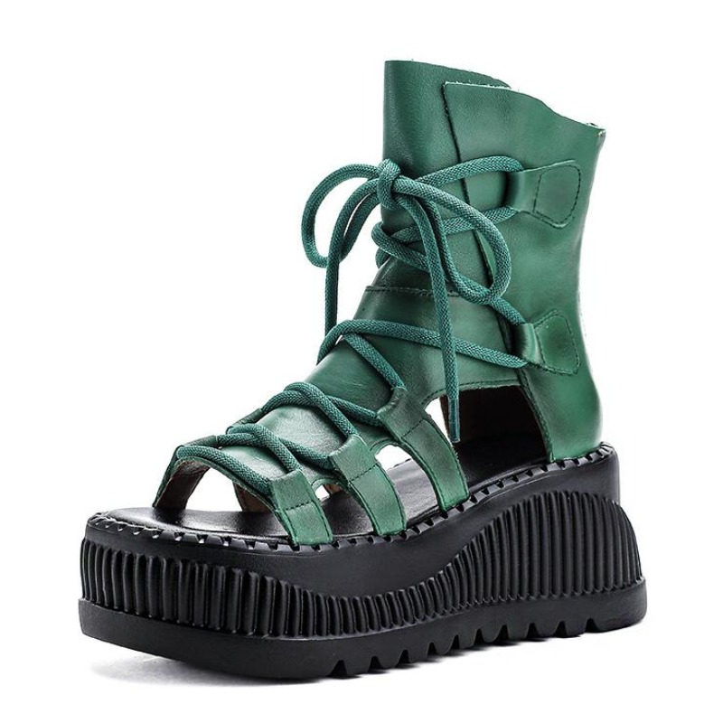 8 ซม.วัวแท้หนังข้อเท้า Booties - Ethnic Fashion For Women บทวิจารณ์และราคา