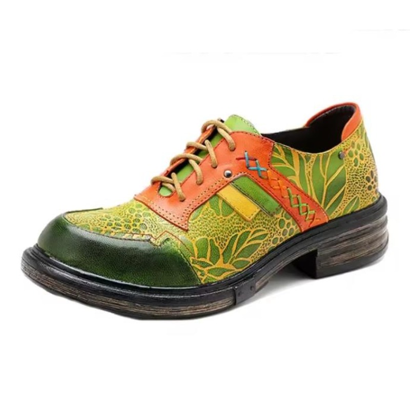 รองเท้าโลฟเฟอร์หนังแกะ 4 ซม. ร - Ethnic Fashion Walk บทวิจารณ์และราคา
