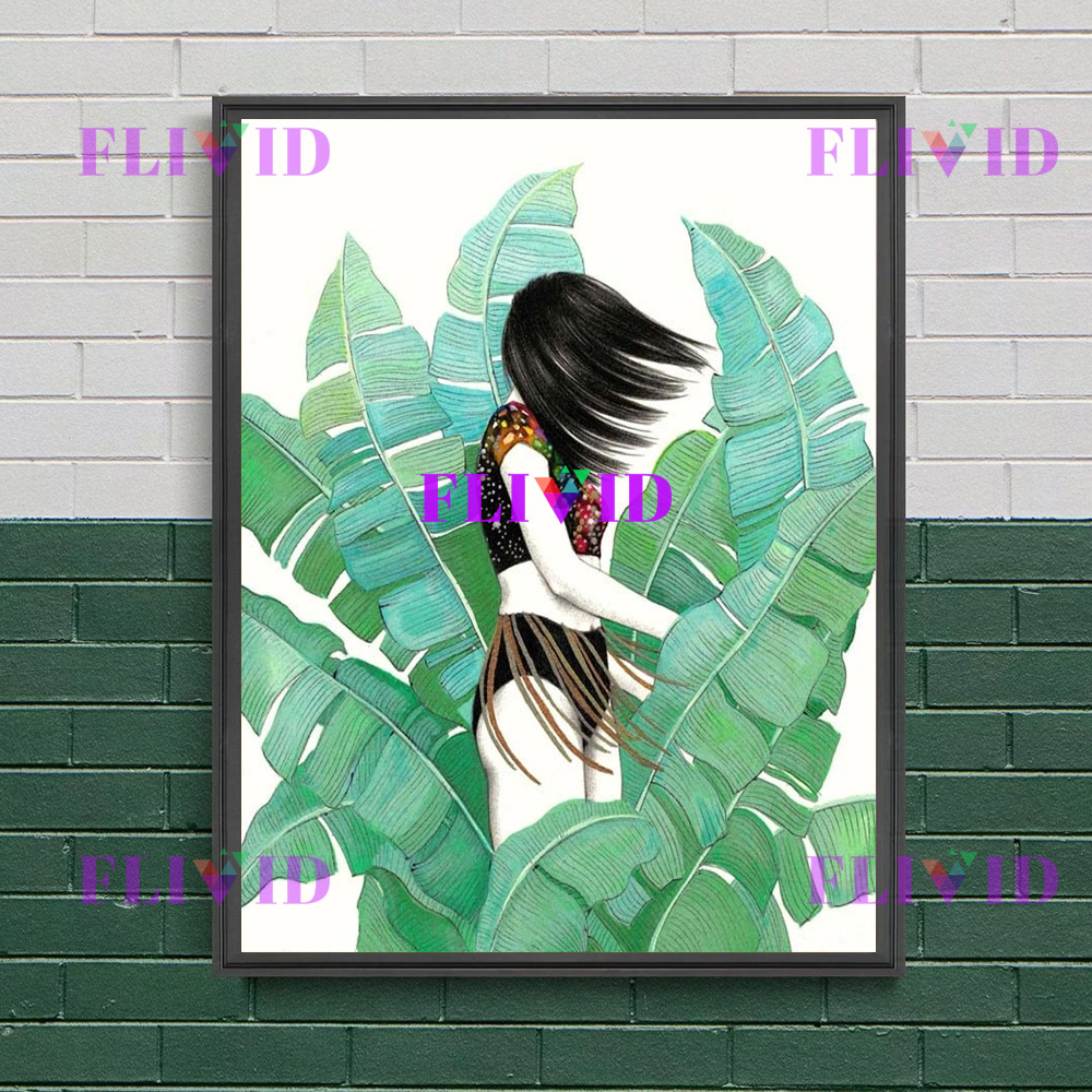ภาพวาดบนผ้าใบลายวินเทจผสมผสานส - Ethnic Fusion Fashion บทวิจารณ์และราคา