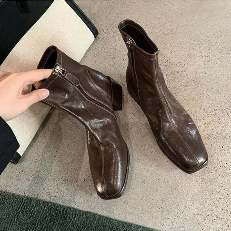 รองเท้าบูทข้อเท้าส้นสูงดีไซน์ใ - Winter Ethnic Fashion For Women บทวิจารณ์และราคา