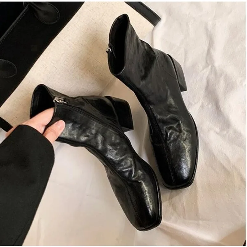 รองเท้าบูทข้อเท้าส้นสูงดีไซน์ใ - Winter Ethnic Fashion For Women บทวิจารณ์และราคา