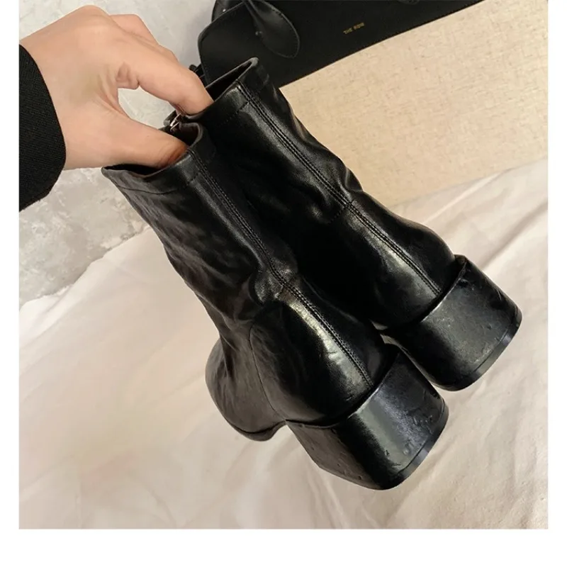 รองเท้าบูทข้อเท้าส้นสูงดีไซน์ใ - Winter Ethnic Fashion For Women บทวิจารณ์และราคา