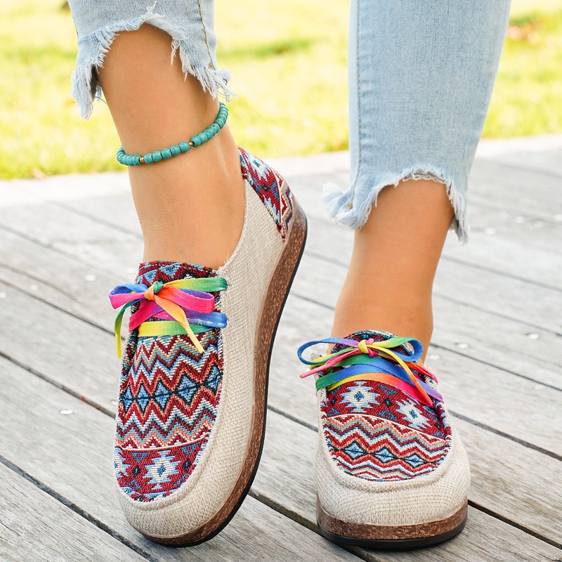 รองเท้าแฟชั่นผู้หญิงสไตล์โบฮีเ - Ethnic Fashion Walk บทวิจารณ์และราคา