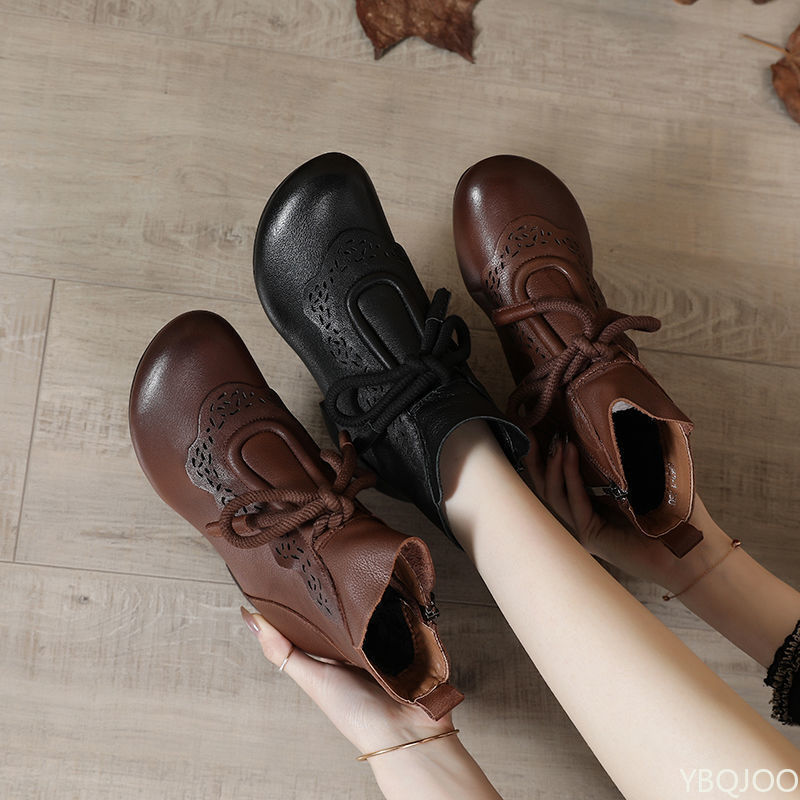 รองเท้าบูทผู้หญิงแฟชั่นฤดูใบไม - Winter Ethnic Fashion For Women บทวิจารณ์และราคา