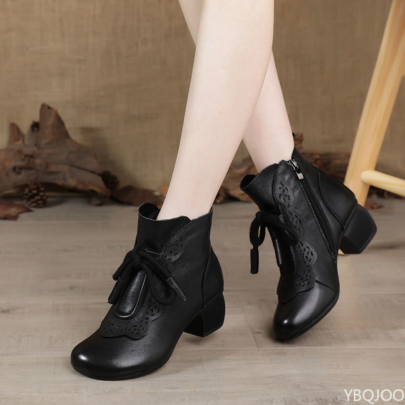 รองเท้าบูทผู้หญิงแฟชั่นฤดูใบไม - Winter Ethnic Fashion For Women บทวิจารณ์และราคา