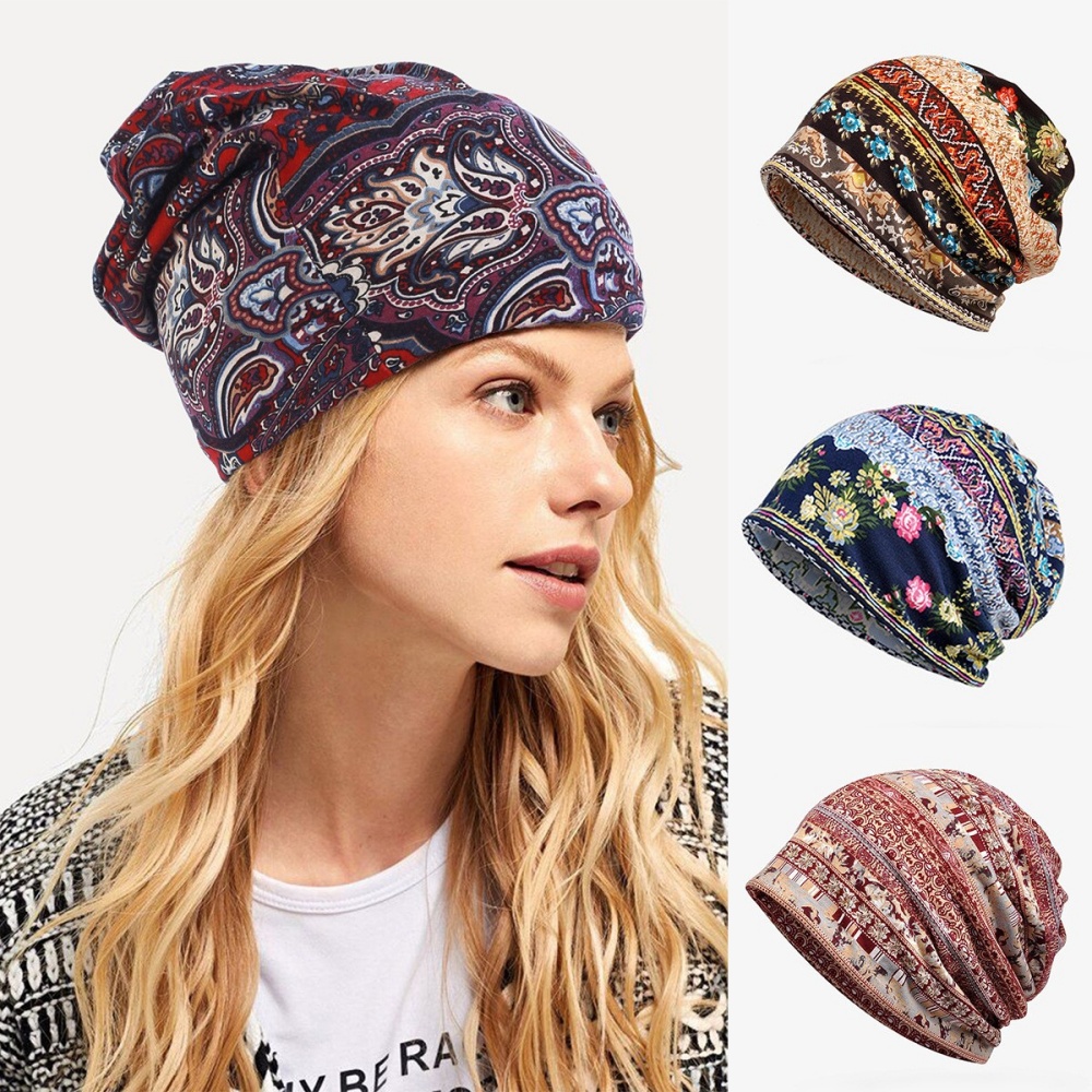 หมวกผ้าพันคอผู้หญิงอเนกประสงค์ - Winter Ethnic Fashion For Women บทวิจารณ์และราคา
