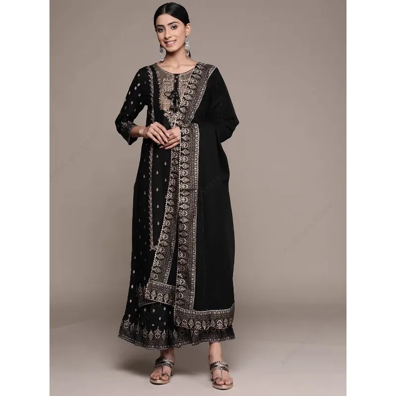 ผู้หญิงอินเดียปัญจาบชุด 3 ชิ้น - Salwar Kameez Set บทวิจารณ์และราคา