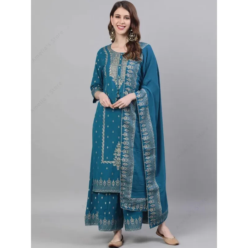 ผู้หญิงอินเดียปัญจาบชุด 3 ชิ้น - Salwar Kameez Set บทวิจารณ์และราคา