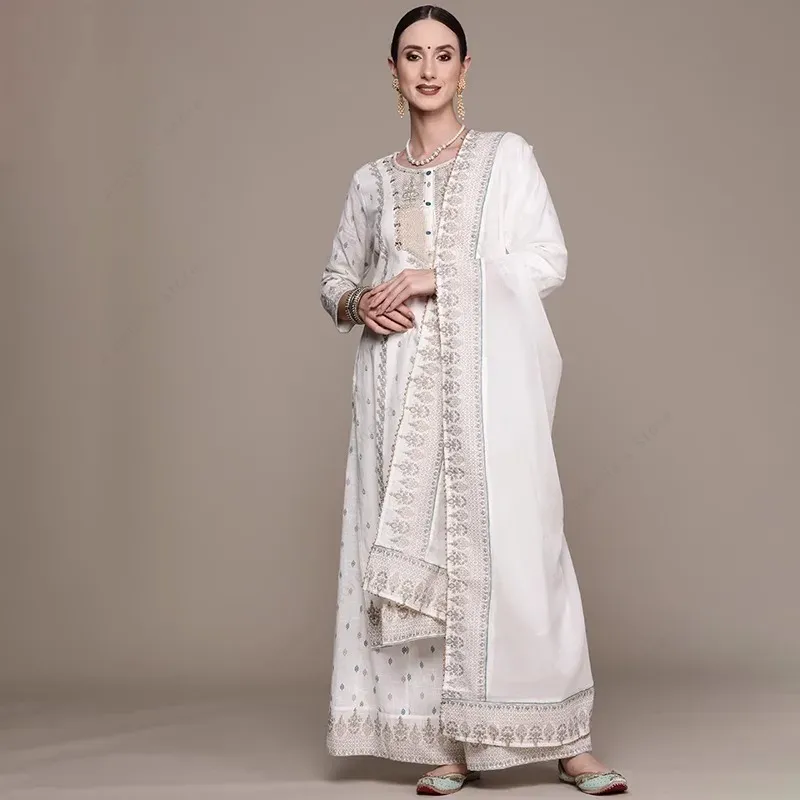 ผู้หญิงอินเดียปัญจาบชุด 3 ชิ้น - Salwar Kameez Set บทวิจารณ์และราคา