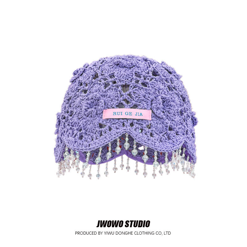 หมวกพู่ลูกปัดสไตล์โบฮีเมียนสำห - Winter Ethnic Fashion For Women บทวิจารณ์และราคา