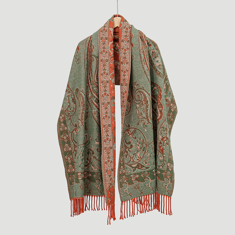 2024ผ้าพันคอผ้าแจ็คการ์ดลายพื้ - Winter Ethnic Fashion For Women บทวิจารณ์และราคา