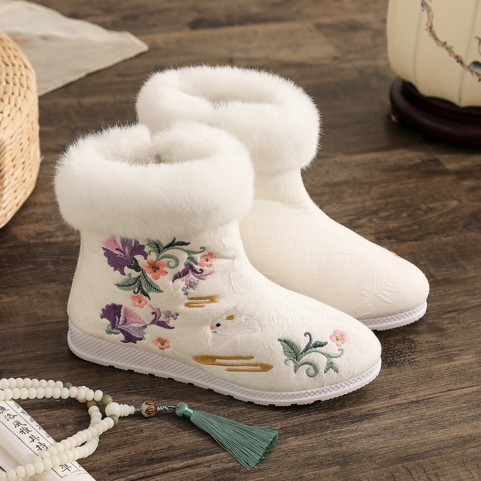 แฟชั่นฤดูหนาวรองเท้าสตรีรองเท้ - Winter Ethnic Fashion For Women บทวิจารณ์และราคา