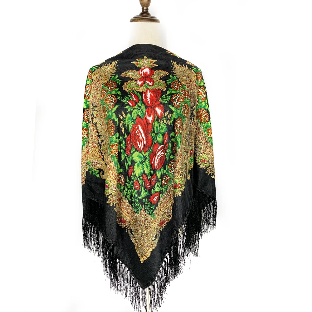 130*130 ซม.สไตล์ชาติพันธุ์รัสเ - Winter Ethnic Fashion For Women บทวิจารณ์และราคา
