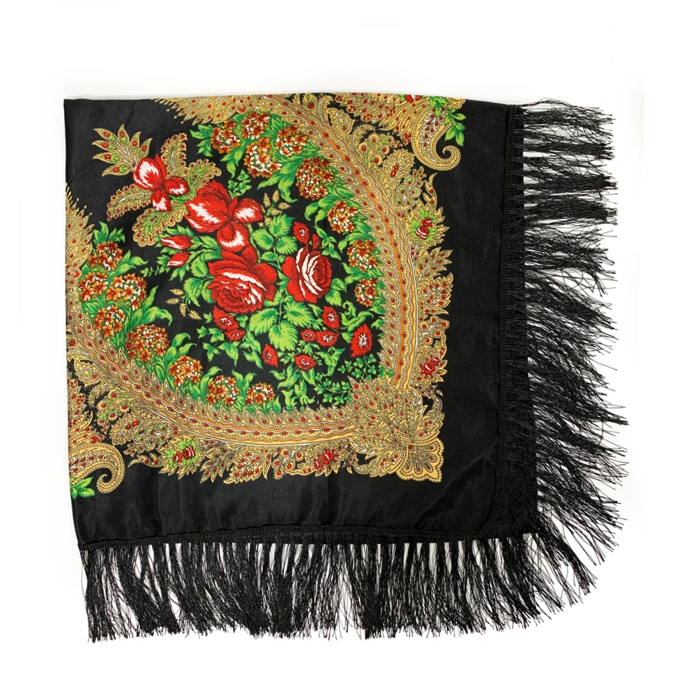 130*130 ซม.สไตล์ชาติพันธุ์รัสเ - Winter Ethnic Fashion For Women บทวิจารณ์และราคา