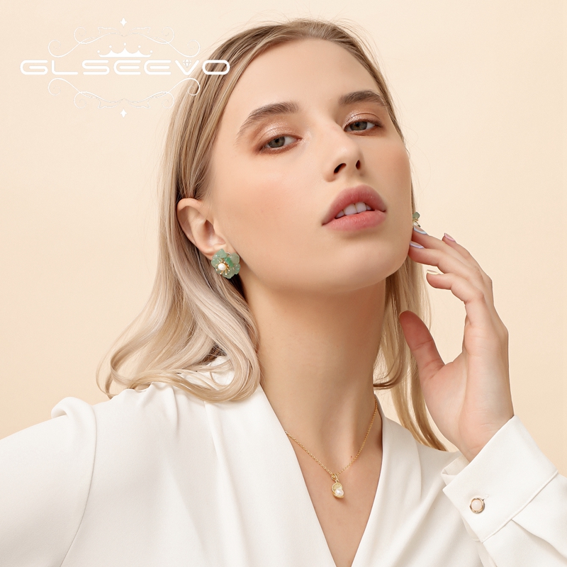 GLSEEVO ต่างหูมุกแท้เงินแท้ 92 - Ethnic Luxe Fashion บทวิจารณ์และราคา